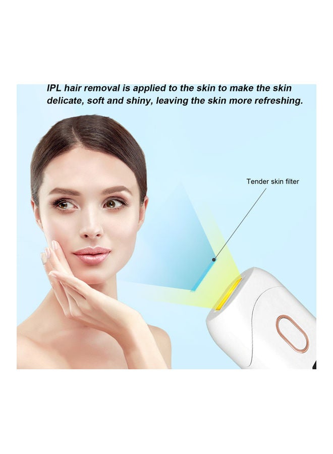 Permanent Painless Electric Hair Remover Device White - Image 3