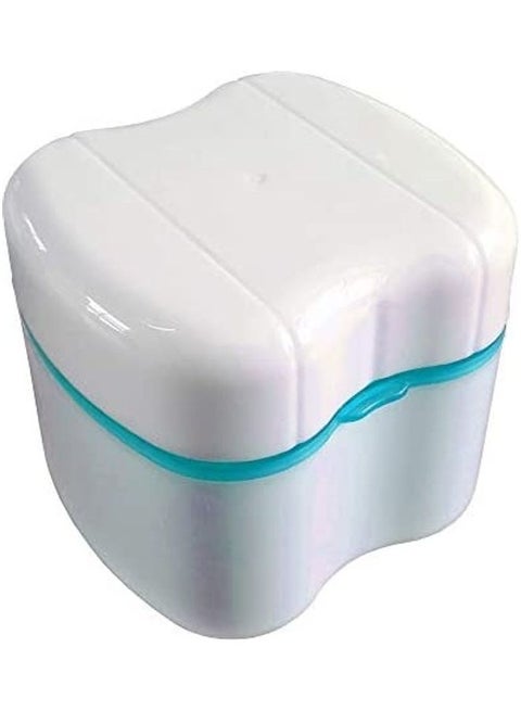 Handy Denture Box Storage for Dental Care White