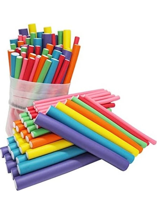 47-Piece Flexible Curling Rod Hair Twist Curler Set Multicolour