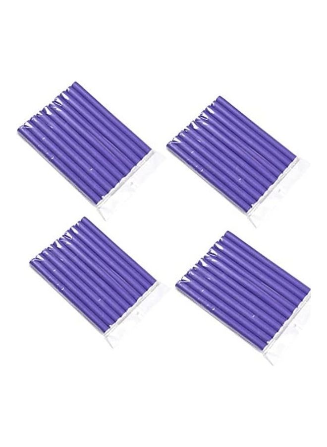 Twist-Flex Hair Curler Roller Set Purple