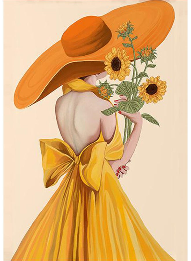 DIY Oil Canvas Painting Multicolour 24.50x3x15cm - Image 1