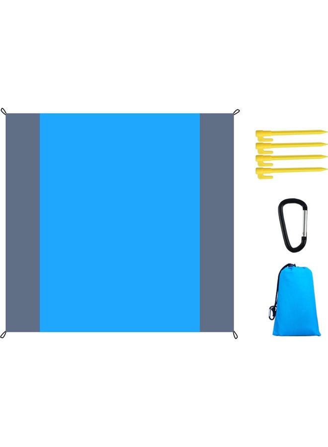Waterproof Camping Play Picnic Mat Blue/Grey 16x8x12cm  - Image 1