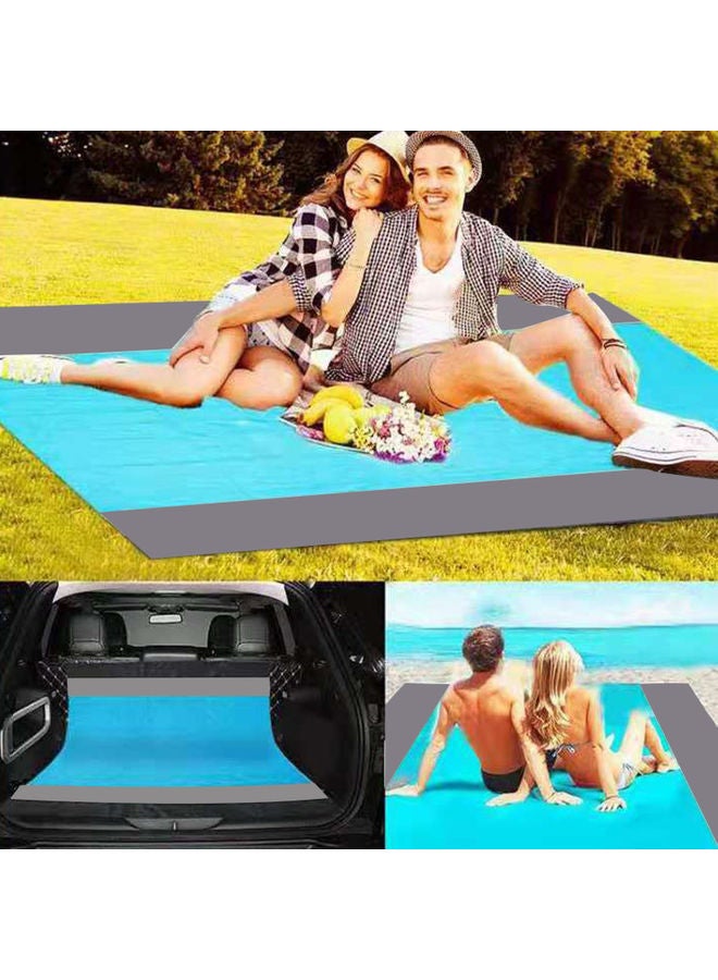 Waterproof Camping Play Picnic Mat Blue/Grey 16x8x12cm  - Image 5