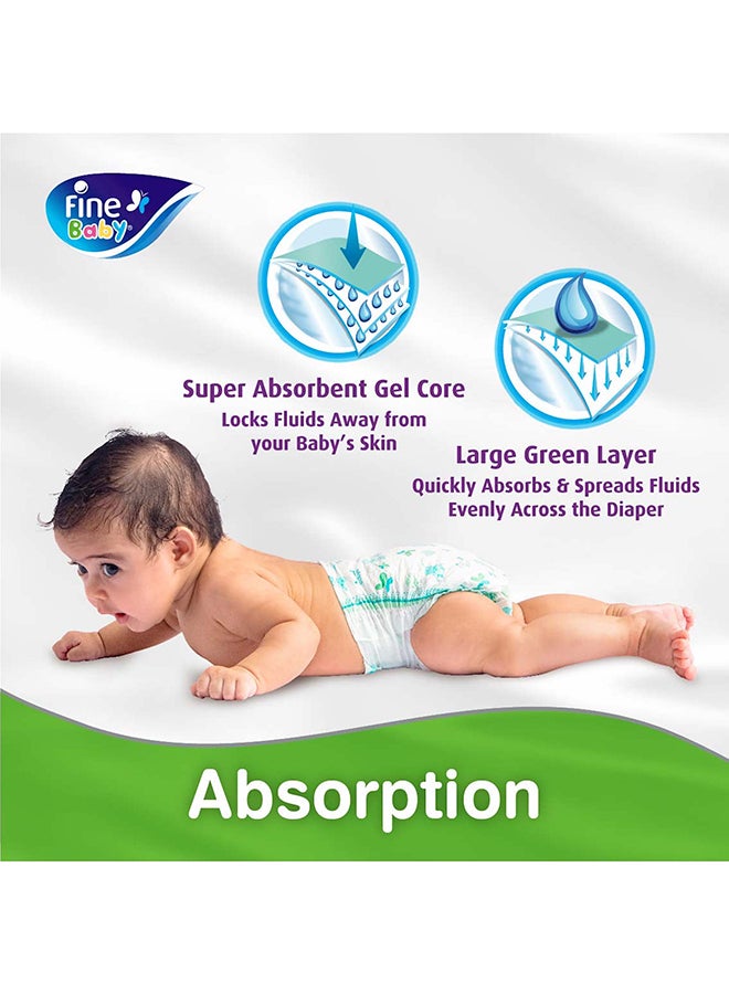 Baby Diapers Medium Size 3 (4 - 9 kg) 168 Count Mega Pack
