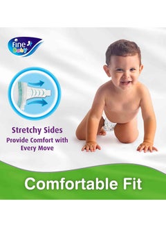 Fine Baby Baby Diapers, Size 5, 11 - 18 Kg, 70 Count Maxi, Mega Pack, Double Lock Technology Prevents Leakage  - Image 5