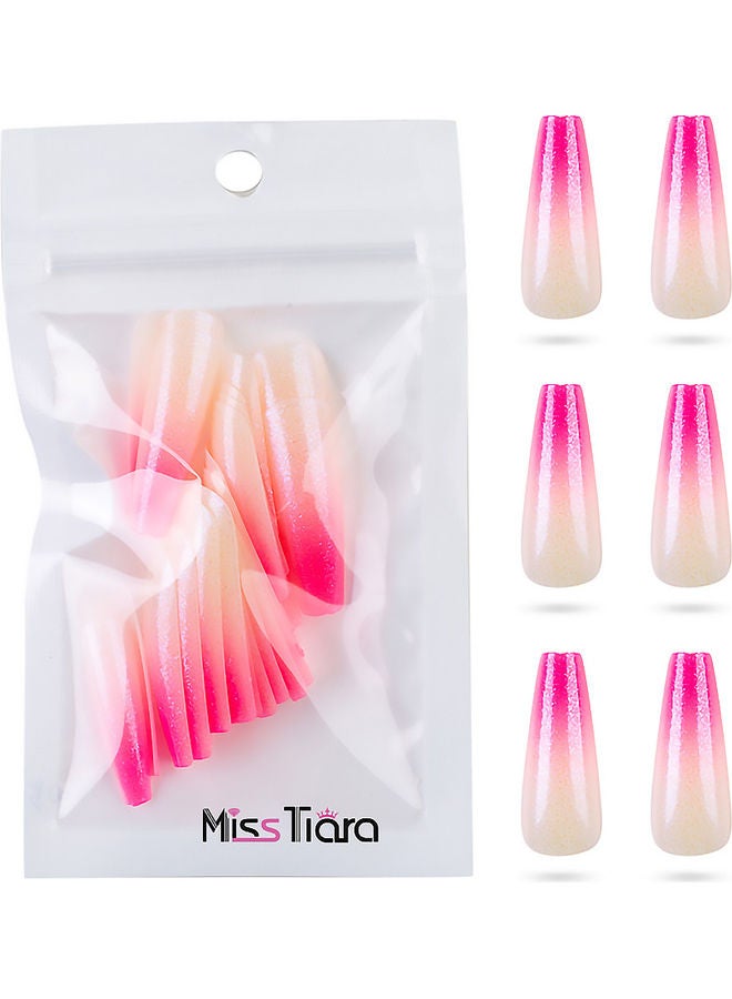 MissTiara - 96-Piece Removable False Nails Set Multicolour - Image 1