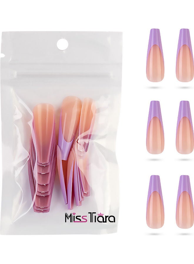 مس تيارا طقم أظافر صناعية قابلة للإزالة مكون من 80 قطعة متعدد الألوان - Image 4