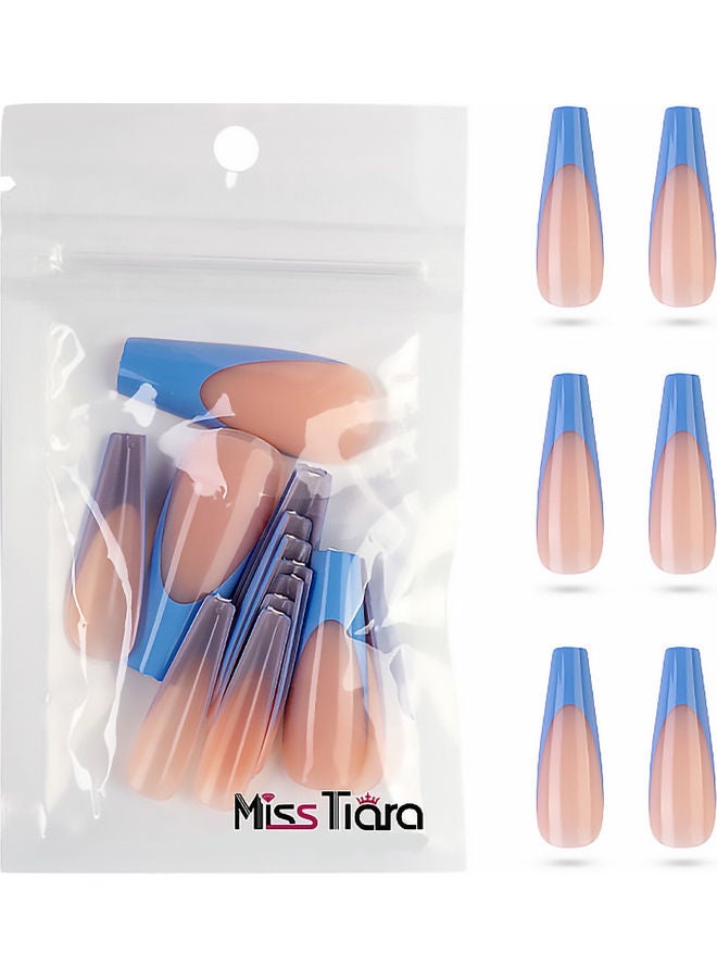 مس تيارا طقم أظافر صناعية قابلة للإزالة مكون من 80 قطعة متعدد الألوان - Image 3
