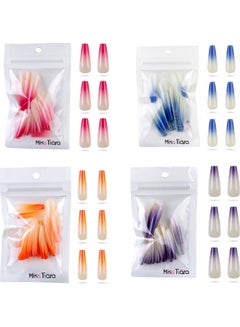 MissTiara 96-Piece Removable False Nails Set Multicolour  - Image 1