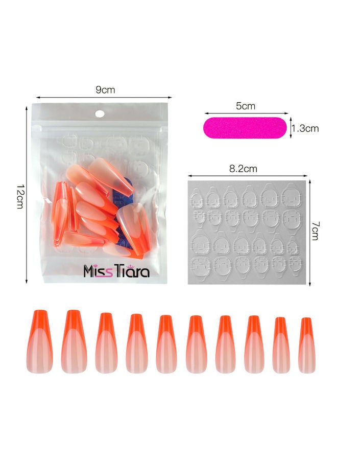 مس تيارا طقم أظافر صناعية قابلة للإزالة مكون من 80 قطعة متعدد الألوان - Image 4