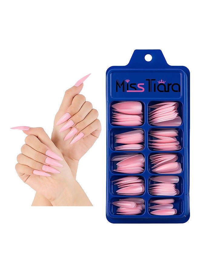 MissTiara - 500-Piece Removable False Nails Set Multicolour - Image 1