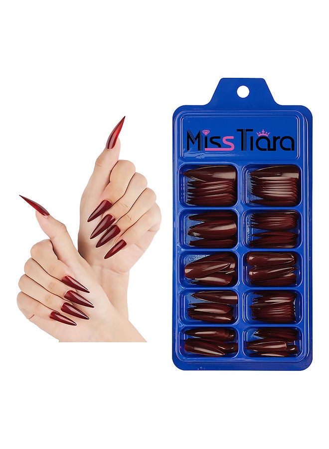 MissTiara - 500-Piece Removable False Nails Set Multicolour - Image 1