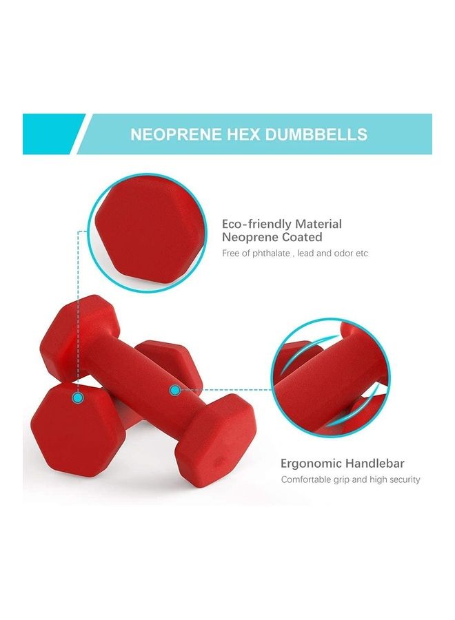 أتش برو طقم أثقال - قطعتين 2.9x2.9x9بوصة - Image 2