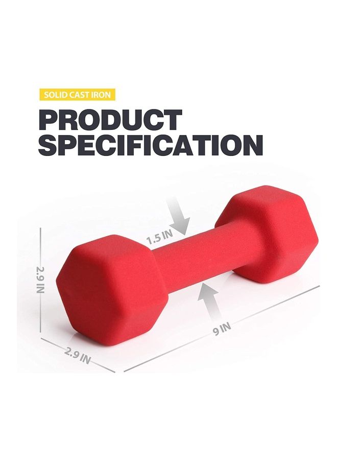 أتش برو طقم أثقال - قطعتين 2.9x2.9x9بوصة - Image 3