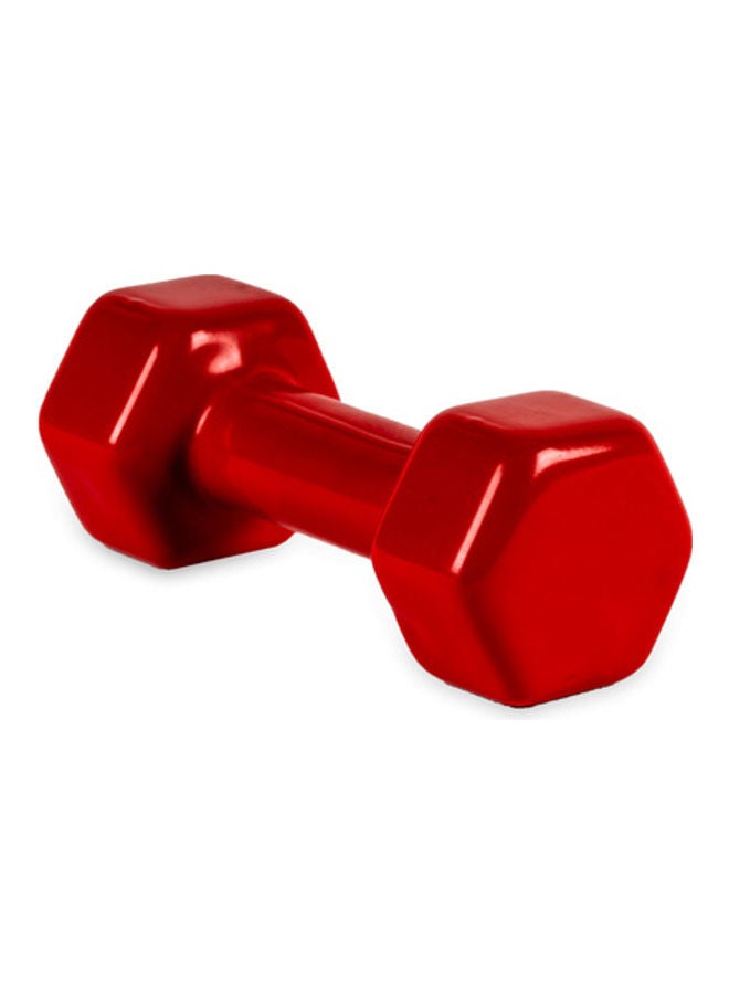H PRO 2-Piece Vinyl Coated Iron Dumbbells 6kg  - Image 3