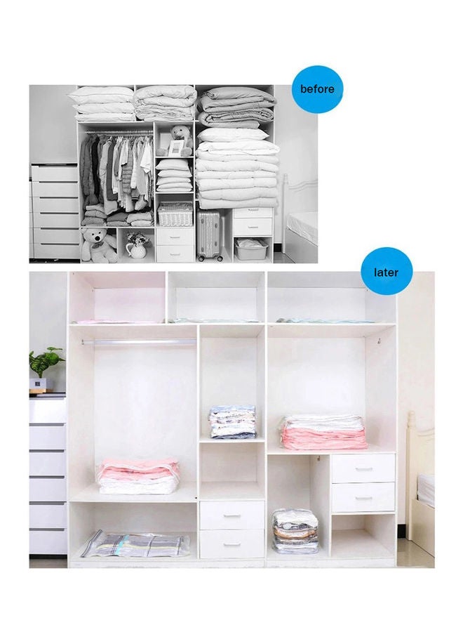 VILILY 4-Piece Vacuum Compression Bag Clear - Image 2