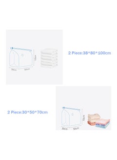 VILILY 4-Piece Vacuum Compression Bag Clear  - Image 3