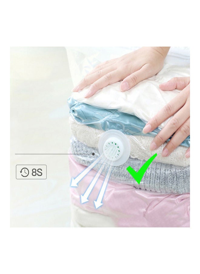 VILILY 4-Piece Vacuum Compression Bag Clear - Image 4