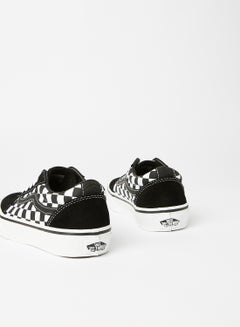 VANS Kids Ward Checkered Sneakers Black/White  - Image 3