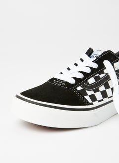 VANS Kids Ward Checkered Sneakers Black/White  - Image 4