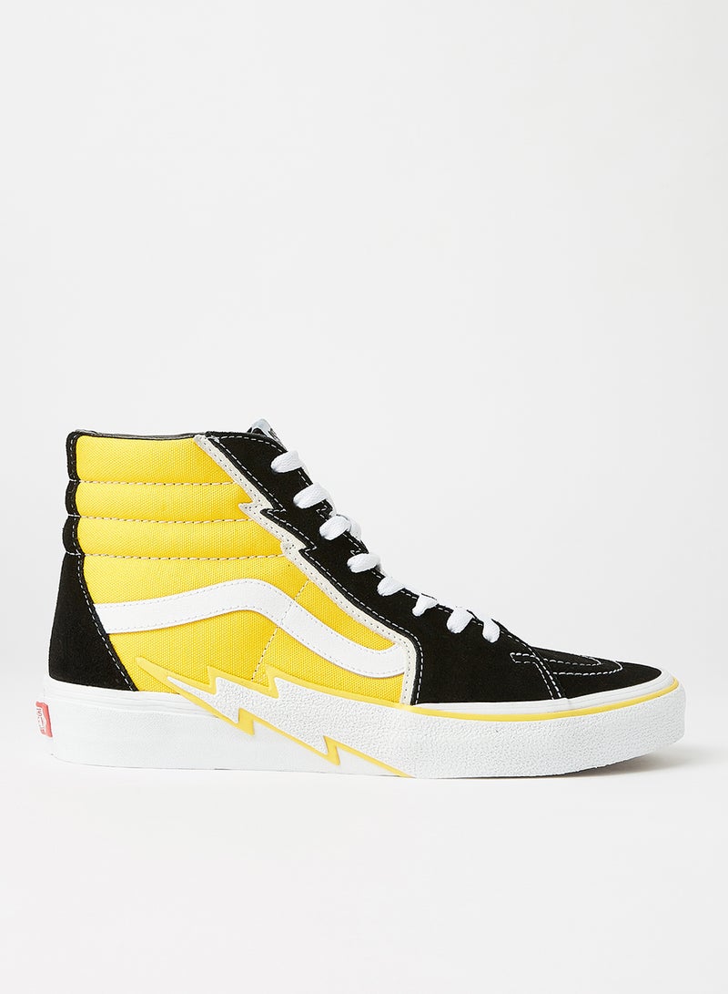 VANS - SK8-Hi Bolt Sneakers Black/Yellow - Image 1