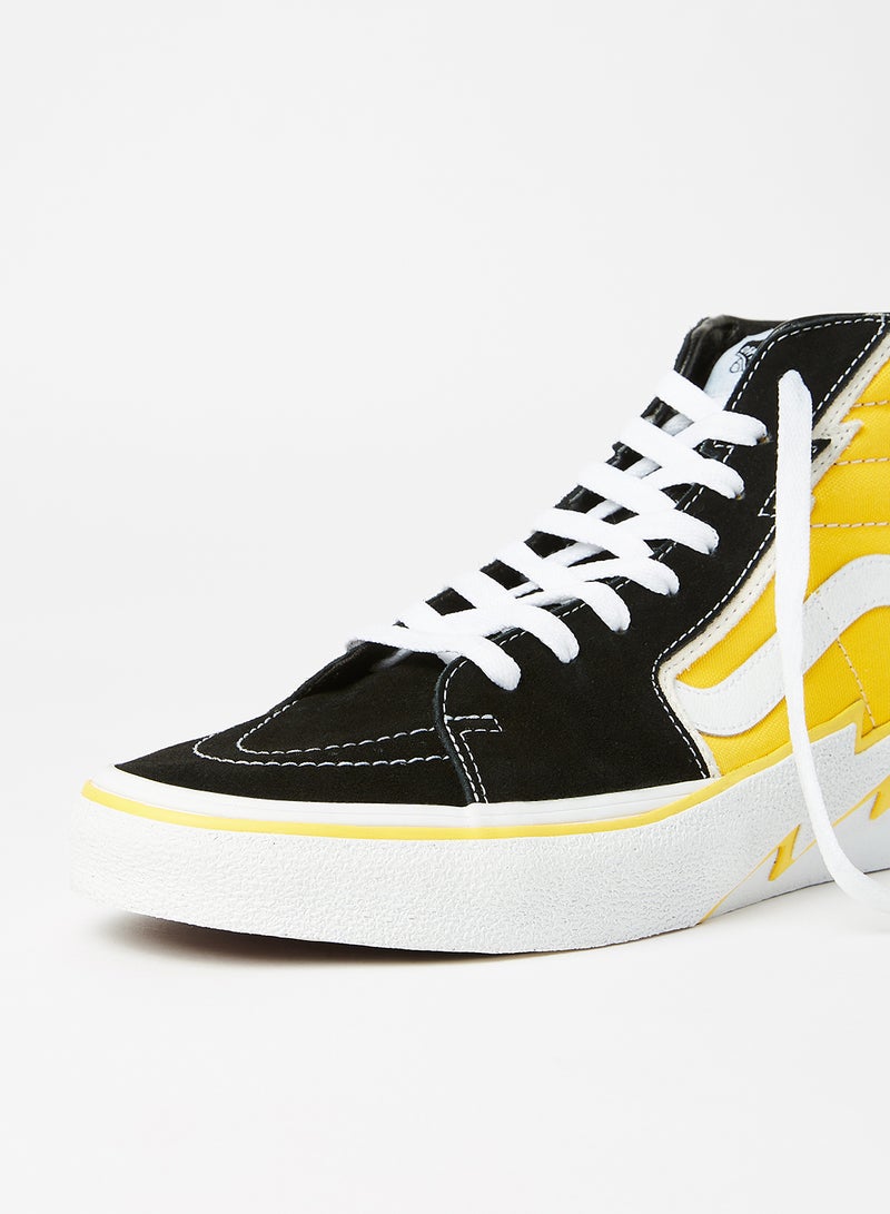VANS - SK8-Hi Bolt Sneakers Black/Yellow - Image 1