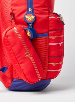 Warner Bros. Girls Wonder Woman Believe In Wonder Backpack With Pencil Case Orange  - Image 3