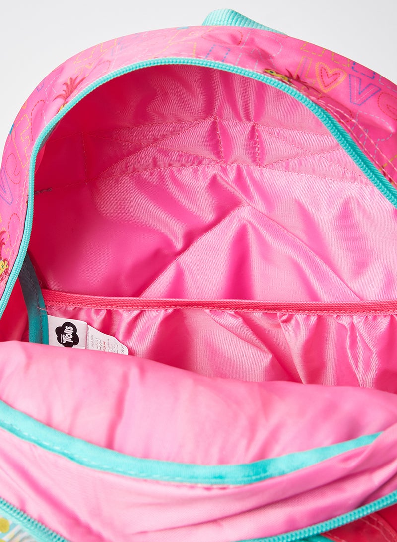 UNIVERSAL Girls Trolls Smile Happy Backpack 16 Inches Multicolour - Image 4