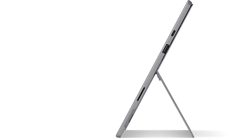 Microsoft - Surface Pro 7 Convertible 2-In-1 With 12.3-Inch Display, Intel Core i5-1035G4 1.1 GHz Processor/8GB RAM/128GB SSD/Intel Iris Plus Graphics With Type Cover English Arabic English Platinum - Image 1