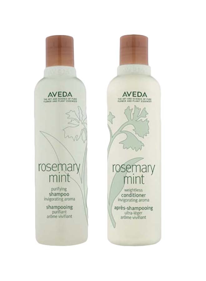 AVEDA Rosemary Mint Purifying Shampoo And Conditioner Set