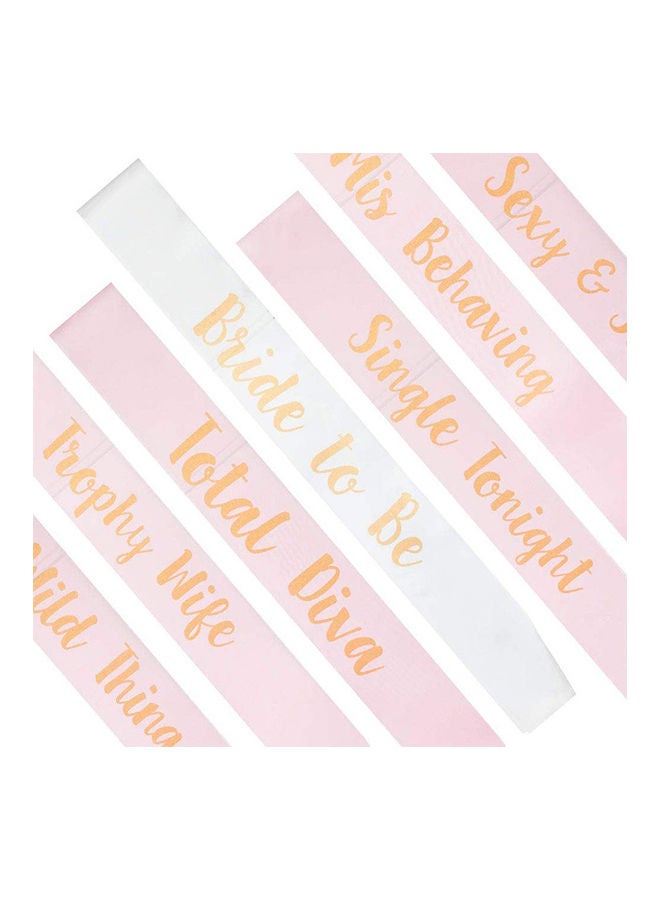 16-Piece Bride To Be Sash Set - Image 2