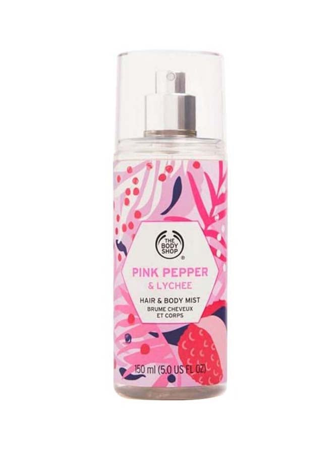 THE BODY SHOP Pink Pepper And Lychee Hair Body Mist 150ml  - Image 1