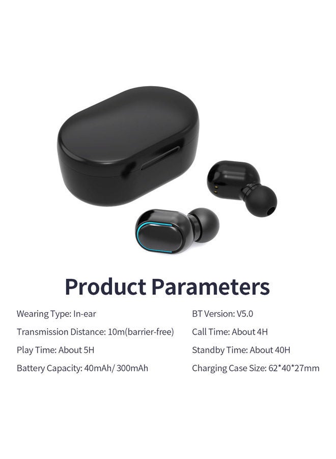 سماعة إيربادز E7S لاسلكية تعمل بالبلوتوث 5.0 أسود - Image 4