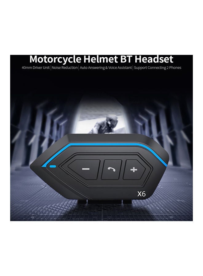 Motorcycle Helmet BT 5.0 Headset Black - Image 4
