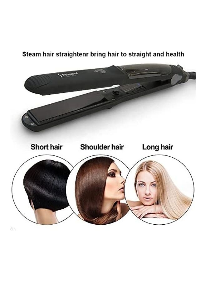 Professional Ceramic Tourmaline 2-in-1 Straightening Iron Black - Image 3
