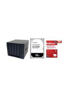 4 Bay NAS Disk Station DS920+ DDR4 4GB With 20TB 4 Bay Desktop Nas Solution Black