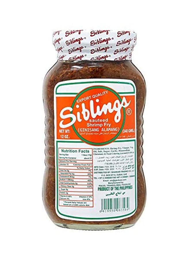 Siblings Sauteed Shrimp Fry Ginisang Alamang 340grams - Image 1