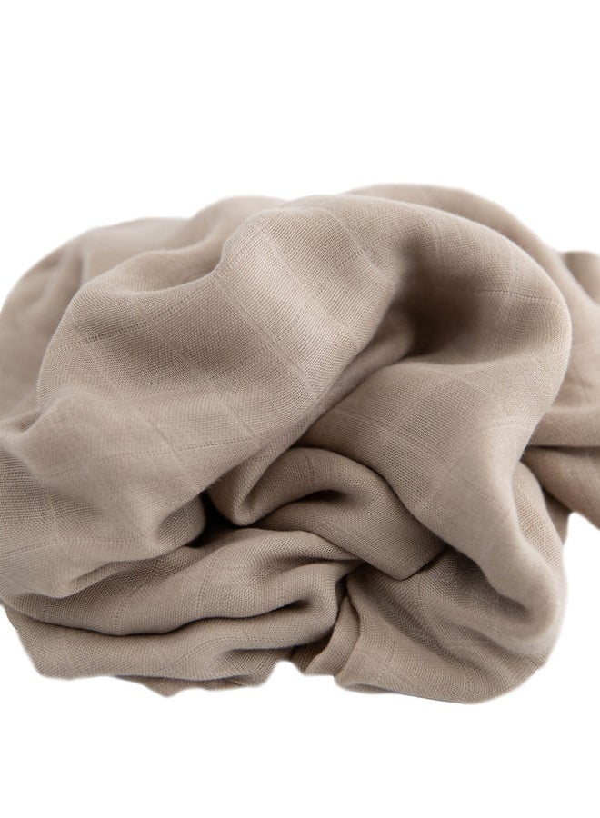 little unicorn Deluxe Muslin Swaddle 2 Pack Set Caramel  - Image 4
