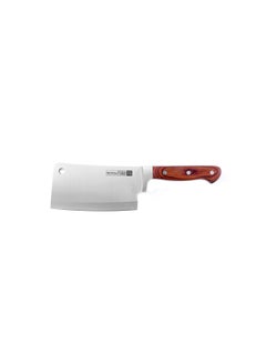 Attractive Cleaver Knife Silver/Brown