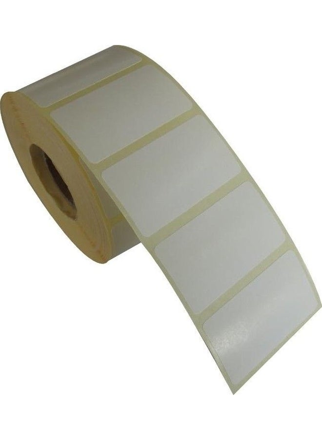 POSTECH 5-Piece Direct Thermal Barcode Labels Roll White  - Image 2