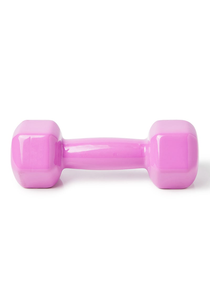TA SPORT 2 Piece Hex Vinyl Dipping Dumbbell Set 6kg - Image 2