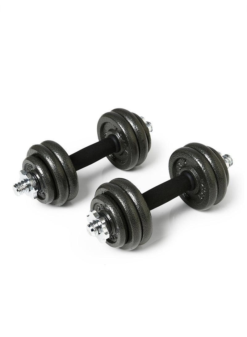 YORK 2-Piece Dumbbell Set 15kg - Image 2
