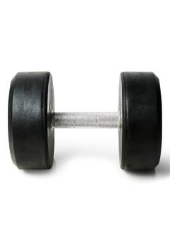 TA SPORT Rubber Round Dumbbells 2 x 25kg  - Image 2
