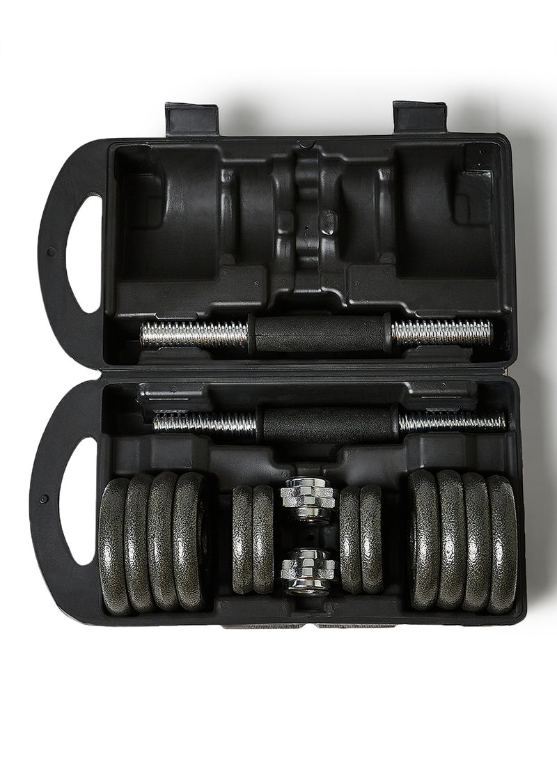 YORK 2-Piece Dumbbell Set 15kg - Image 4