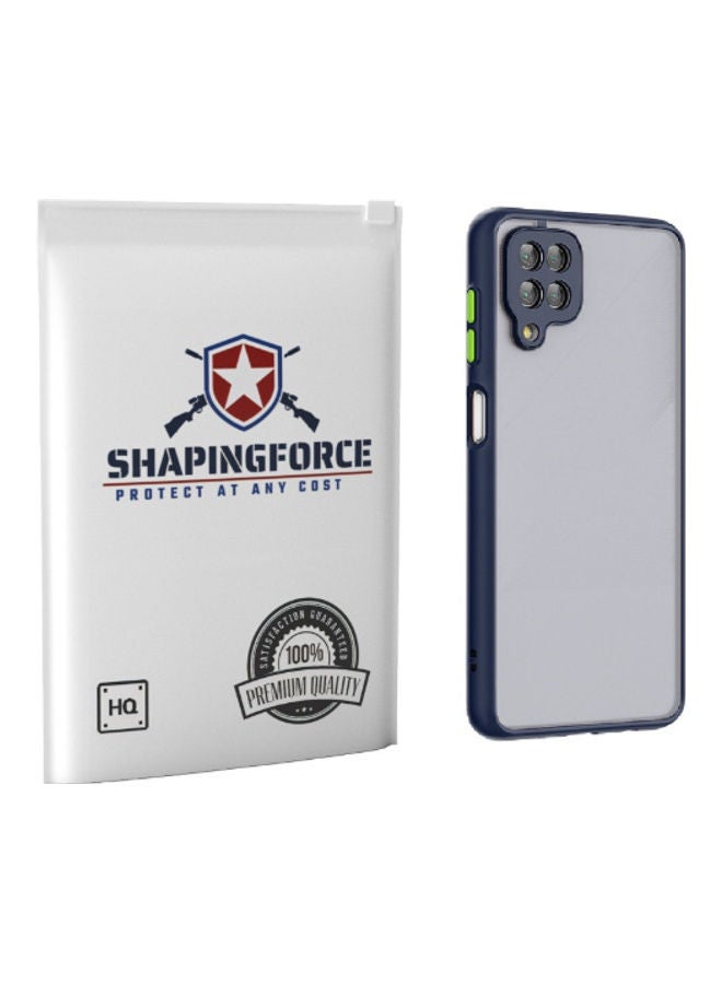 SHAPINGFORCE Protective Stylish Case For Samsung A12 Blue - Image 2
