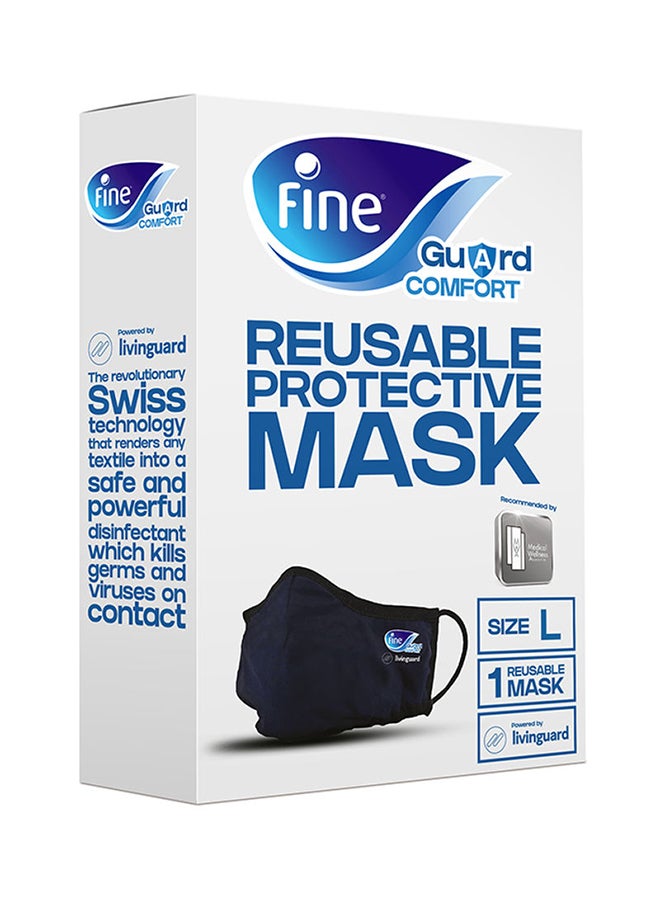 Fine - Adult Face Mask With Livinguard Technology Blue - Image 1