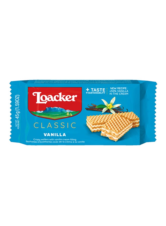 Loacker Vanilla Wafers 45grams  - Image 1