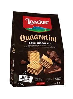 Loacker Dark Chocolate Wafers 250grams  - Image 1