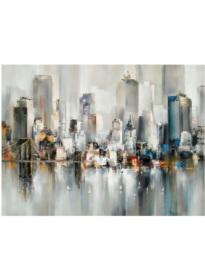 Alicia Deco - Abstract Hand Painted Tableau on Multicolour 90X60cm - Image 1