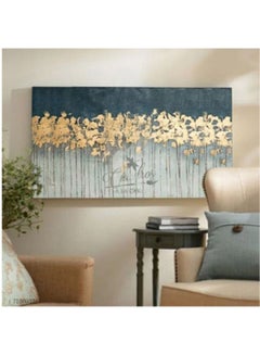Alicia Deco Abstract Hand Painted Tableau On Canvas Multicolour 60x90cm 